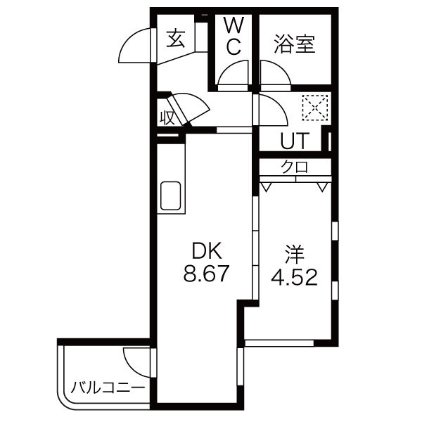 あさひレジデンス表町の間取り