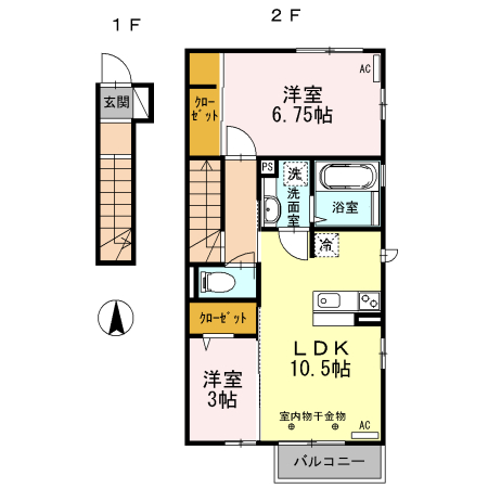 ヴィラ アカシアの間取り