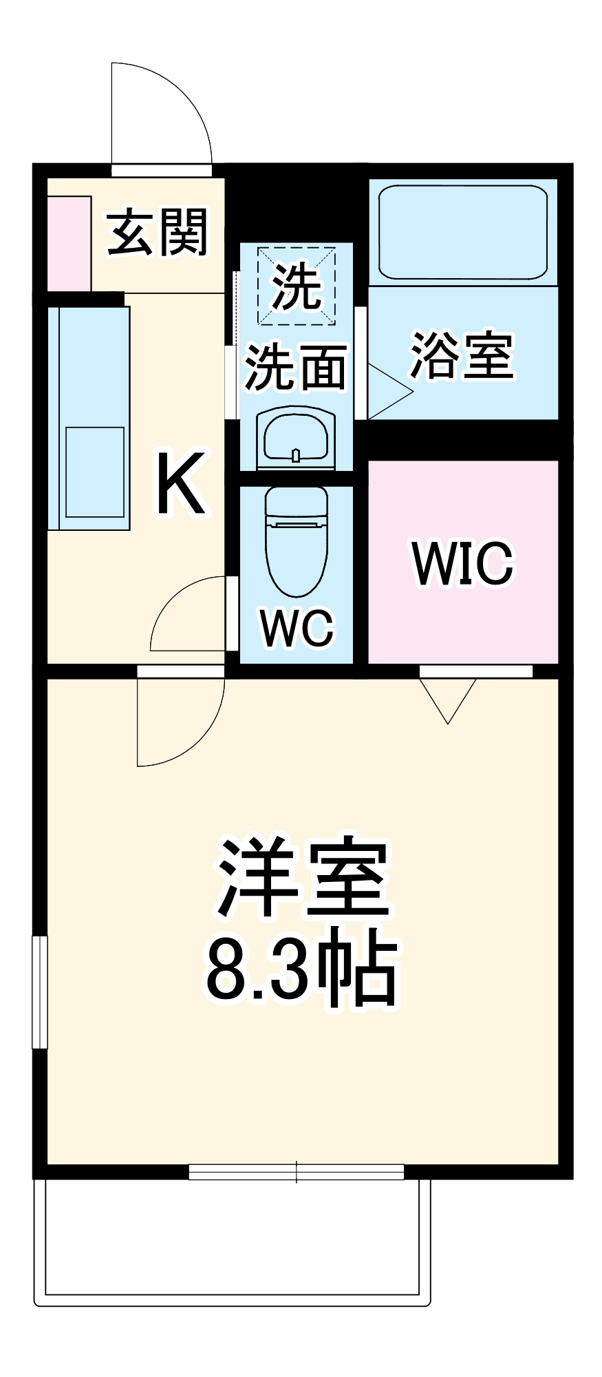 グランジュテの間取り