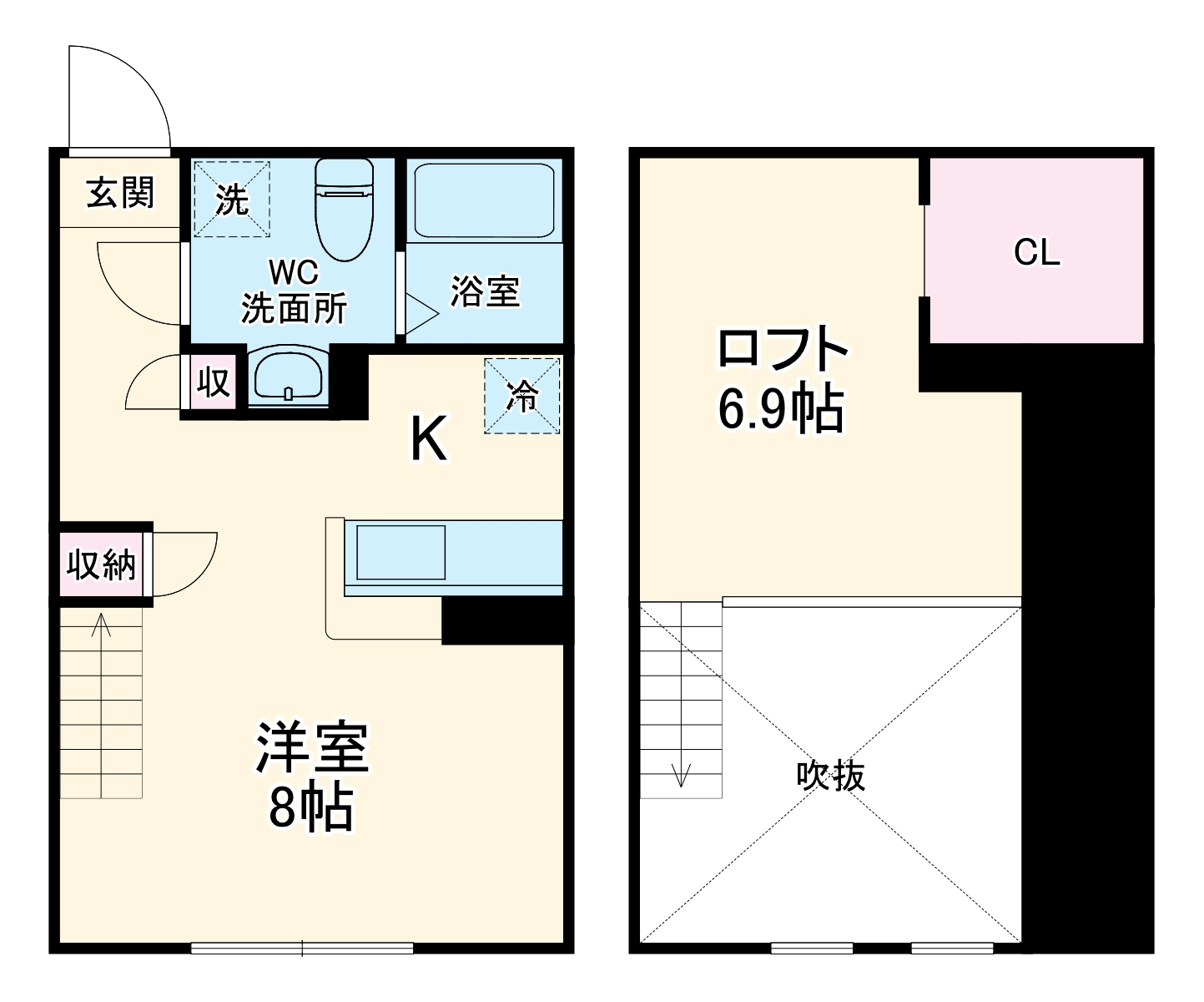 プリマルージュ草加の間取り