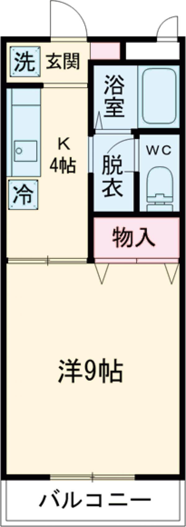すとりーむ浜尻Aの間取り