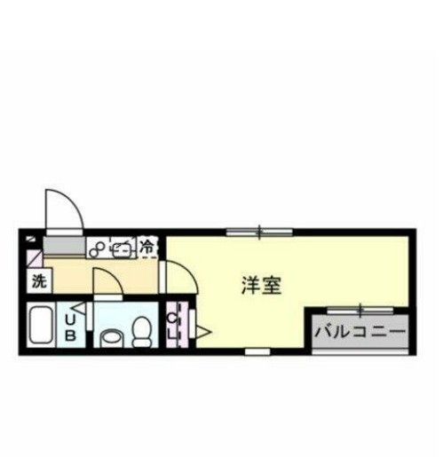 ベイルーム武蔵中原の間取り