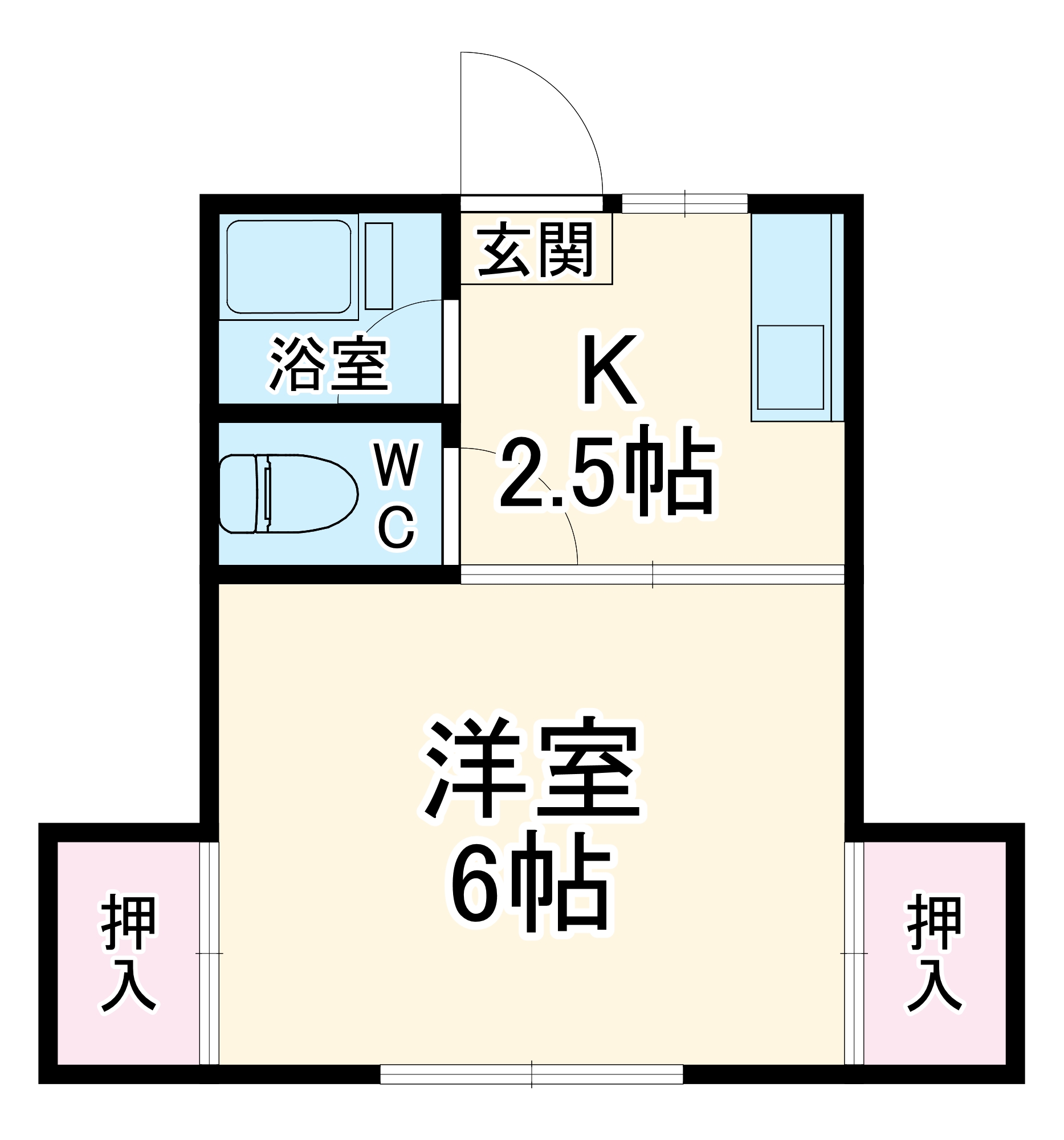 メゾンドオゼキの間取り
