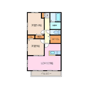 ヴィラウエストの間取り