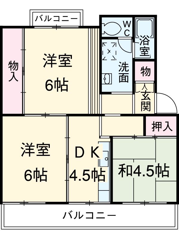 第2丸博ビルの間取り