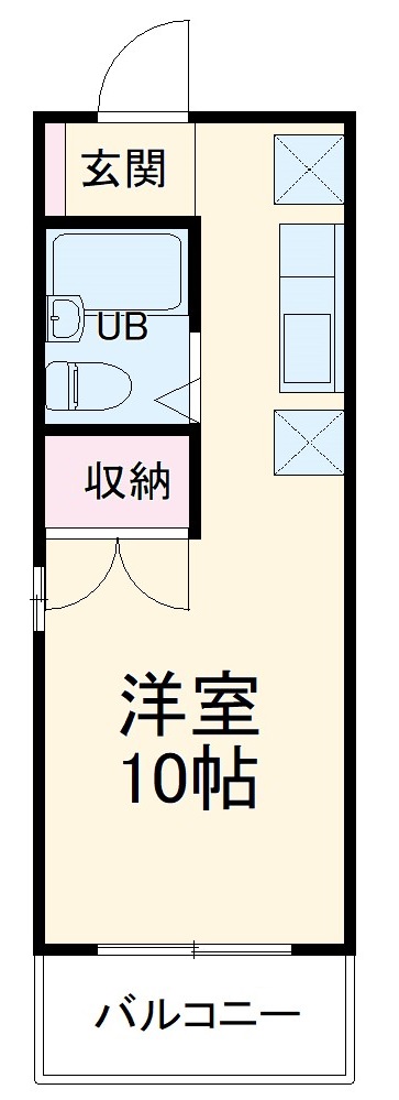 エリール元住吉の間取り