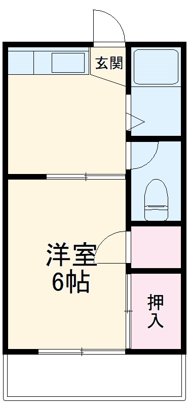 メゾン・ド・新町Ⅰの間取り
