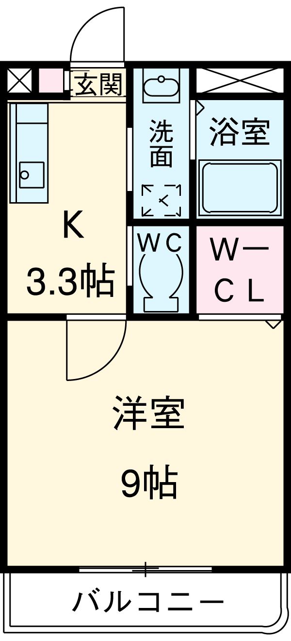 サンメゾン弘栄の間取り