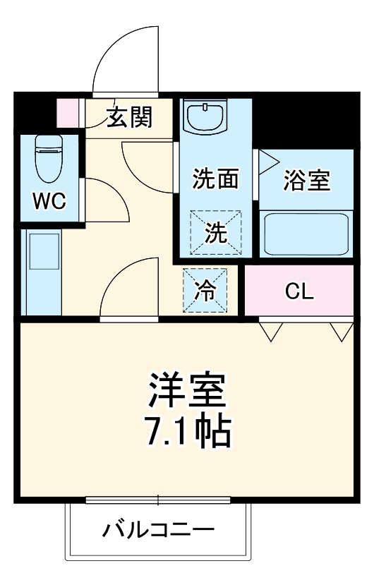 アムール寿来の間取り