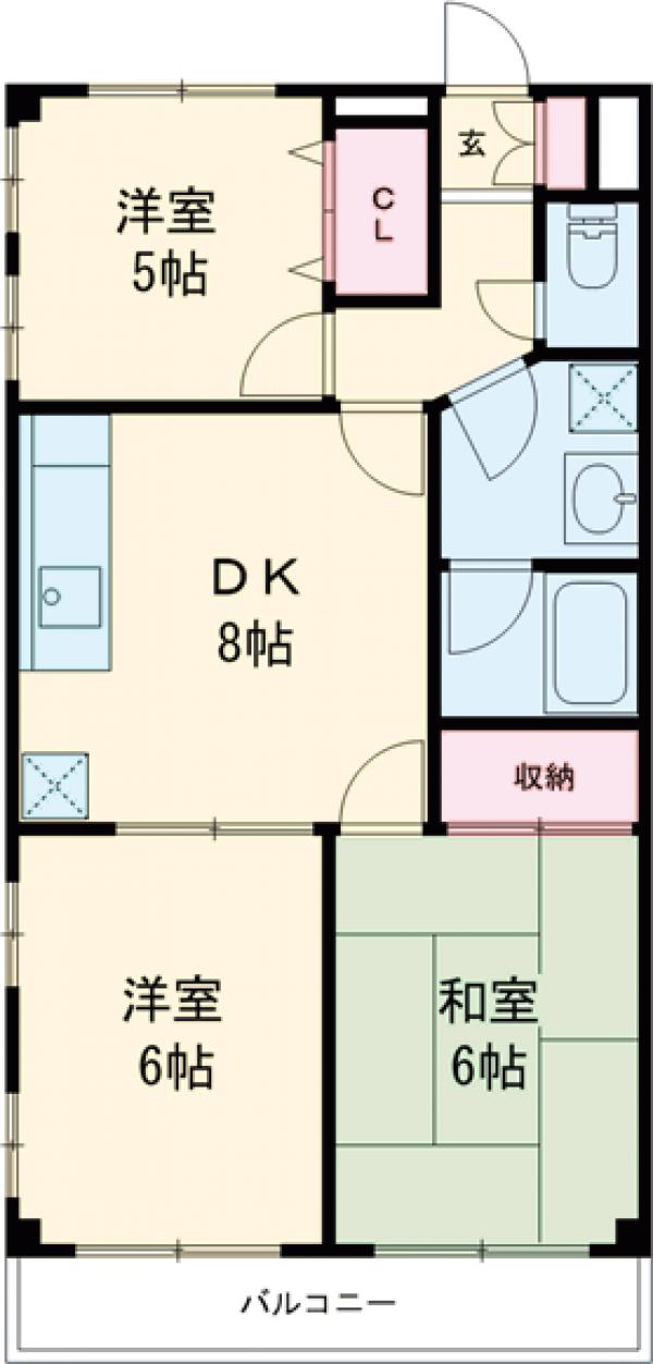 ビアーレ小金井の間取り
