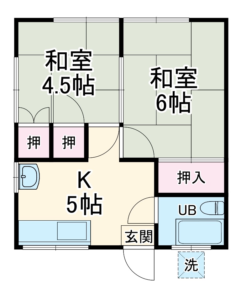 トヨハイツの間取り