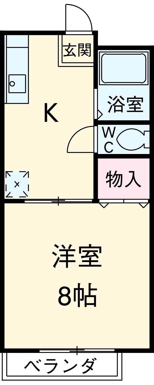 ハウスK3の間取り
