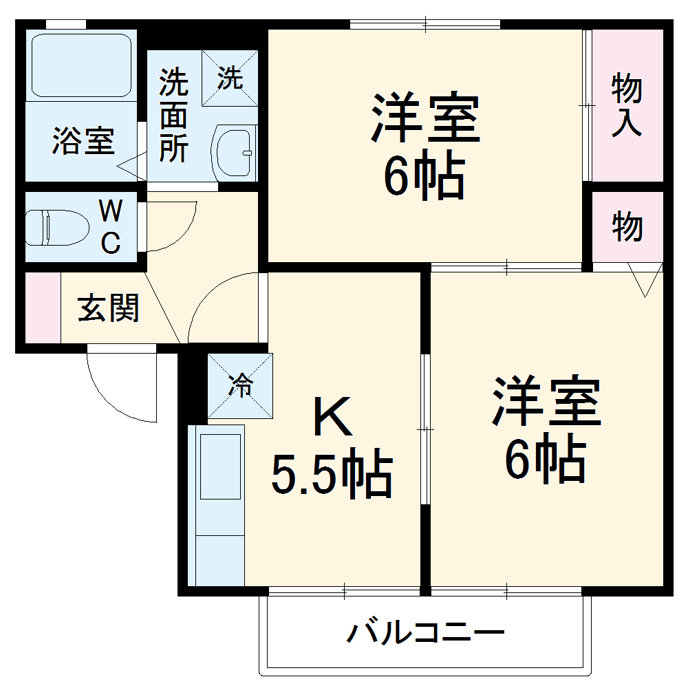 ラ・ポワールの間取り