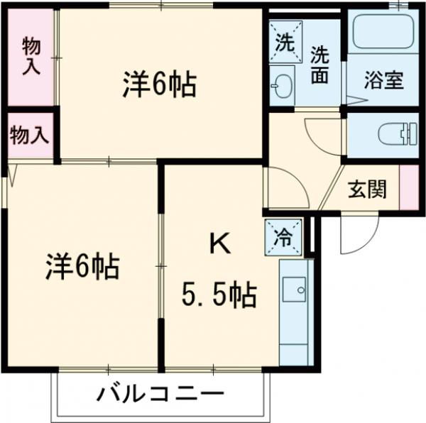 ラ・ポワールの間取り