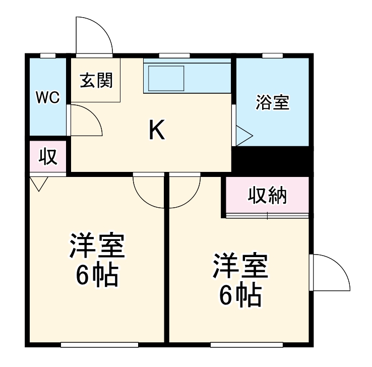 リバーサイド91の間取り