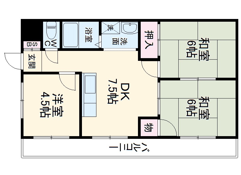 グリーンエースの間取り