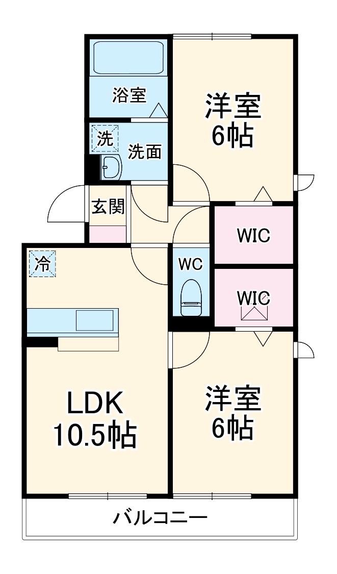 エミナンス Ⅲの間取り