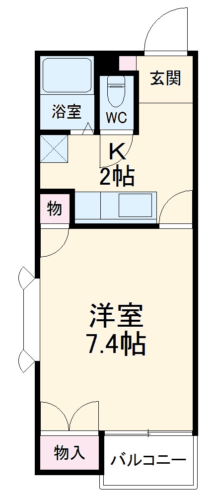 公郷エスポアの間取り
