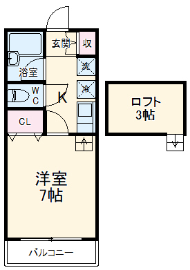 アゼリアハイツⅡの間取り