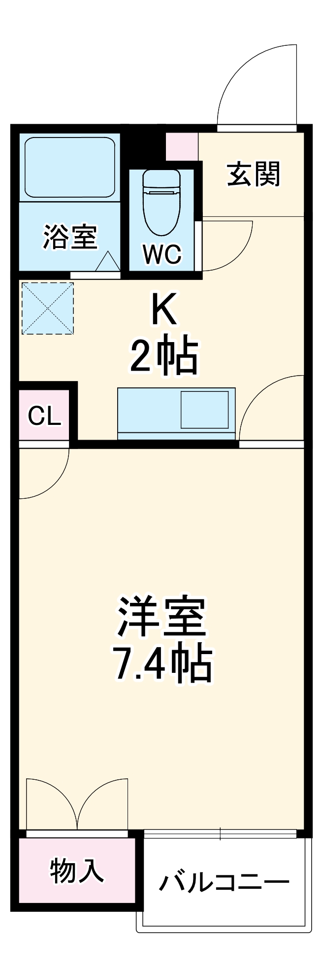 公郷エスポアの間取り