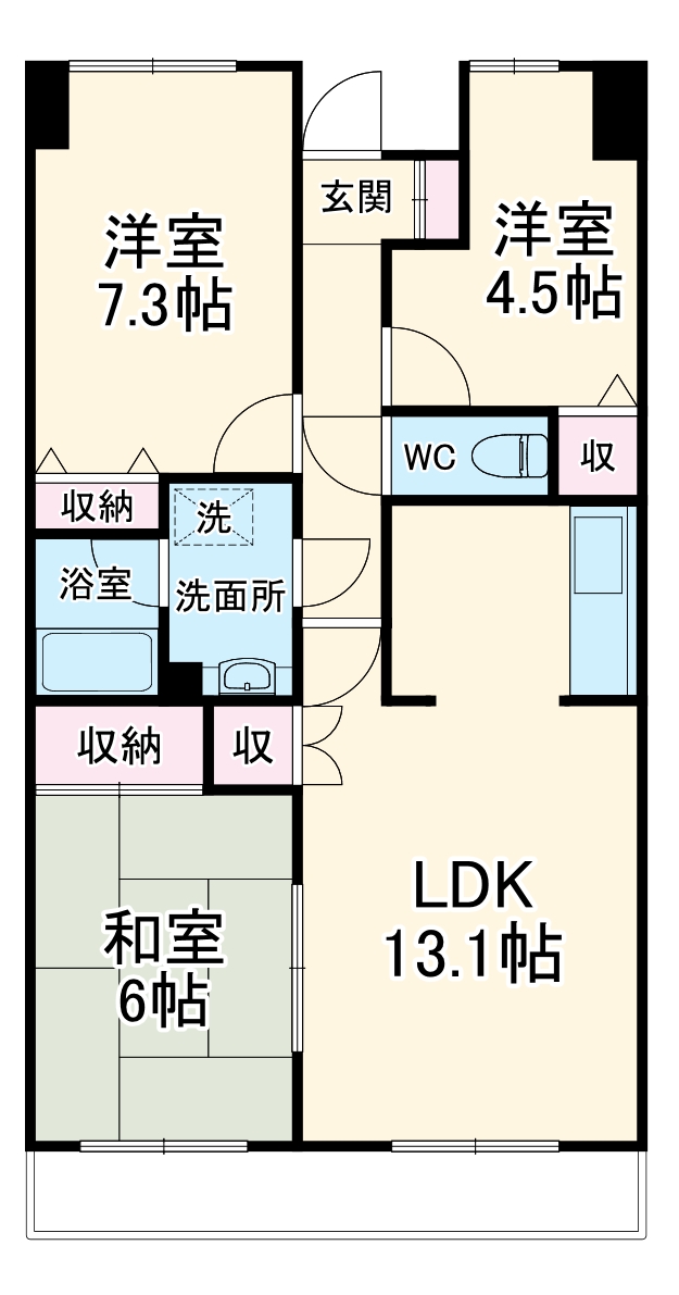 習志野台野村ハイツの間取り