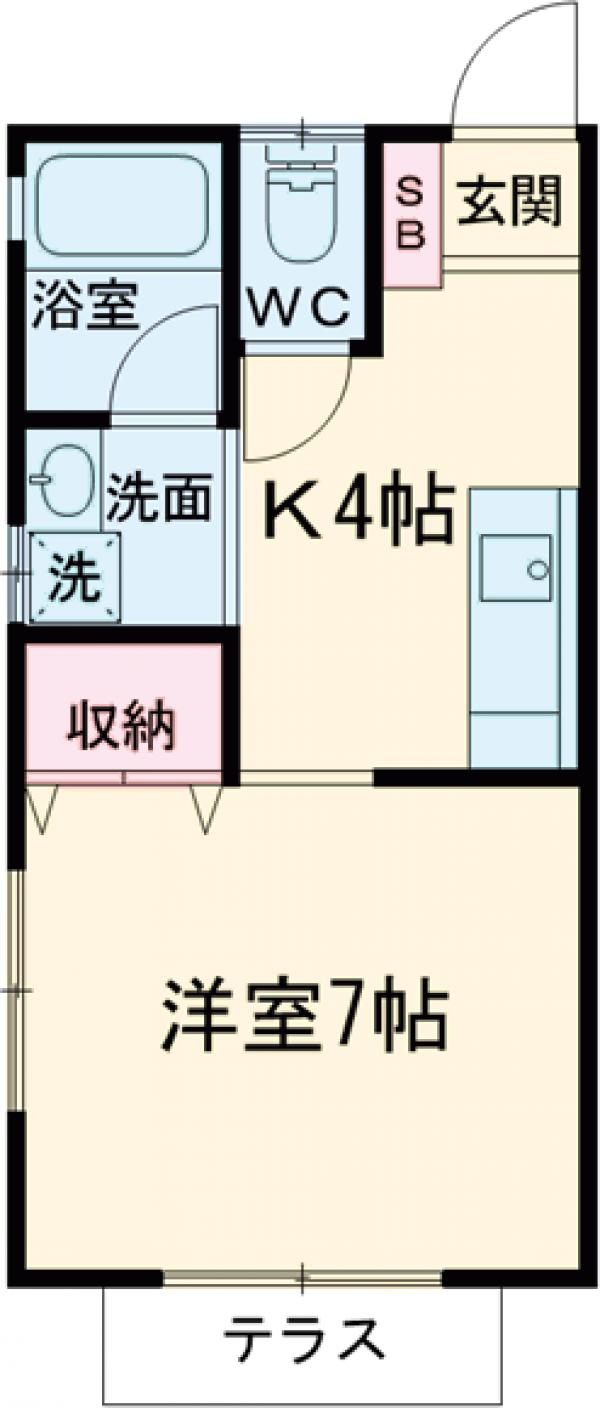 ベルフラワーの間取り
