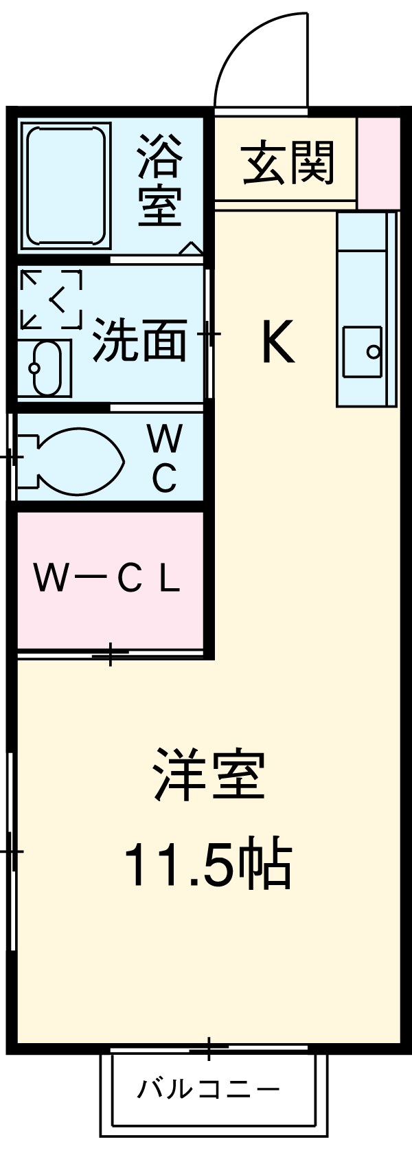 サンライズＢの間取り