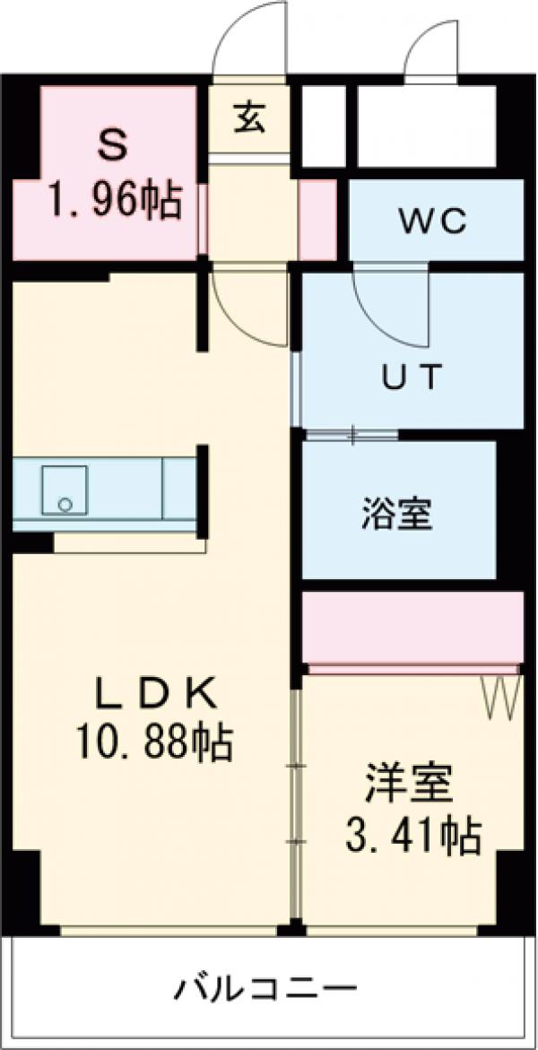 あさひグランレジデンシア高崎Ⅰの間取り