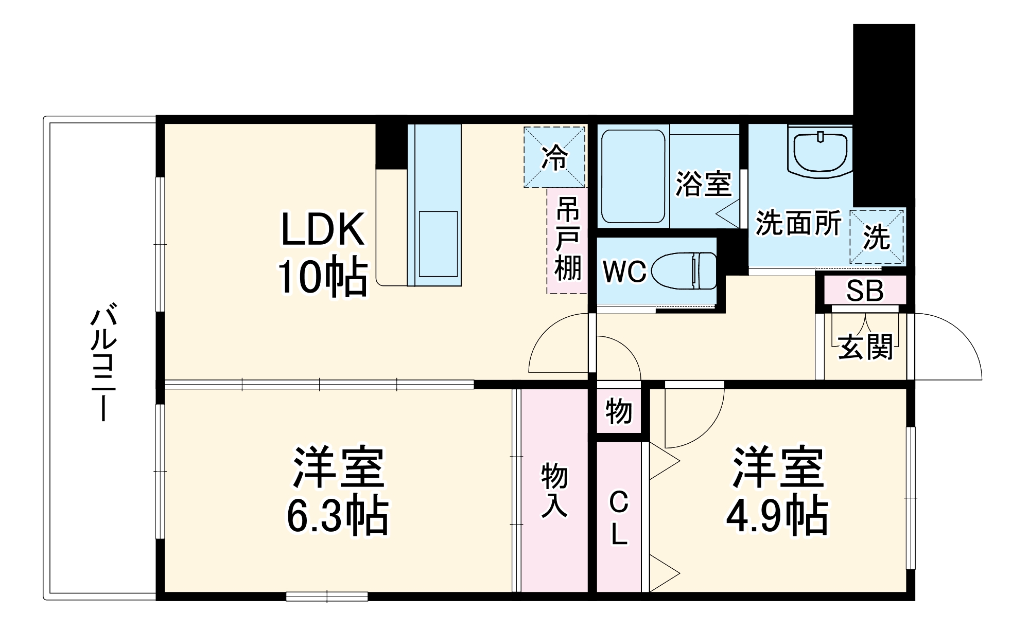 立はマンションの間取り