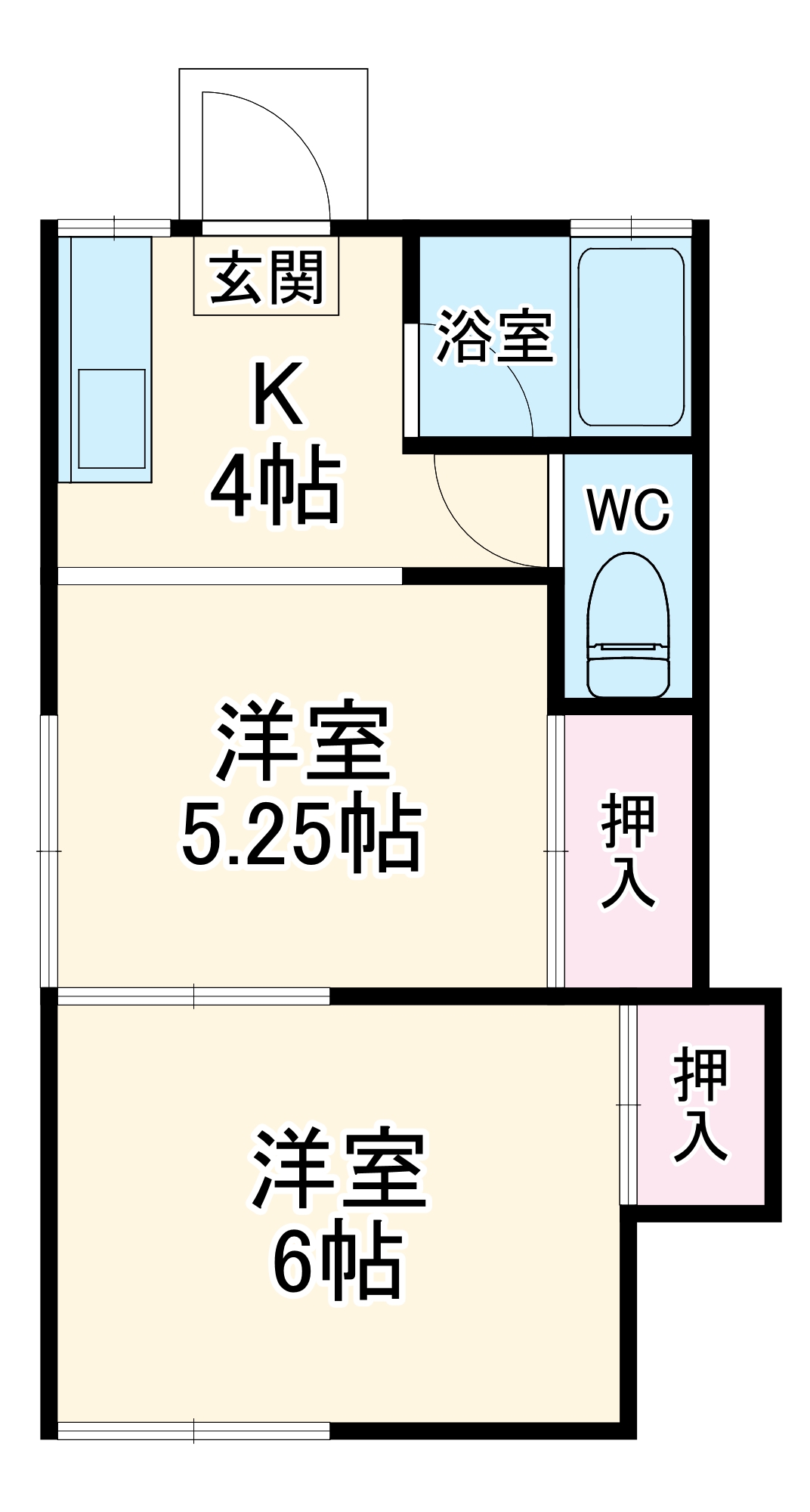 ソレイユ中央林間の間取り