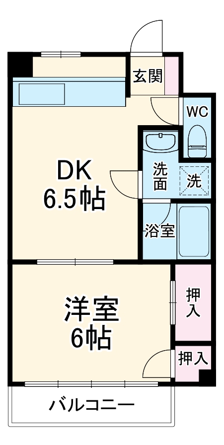 浜谷マンションの間取り