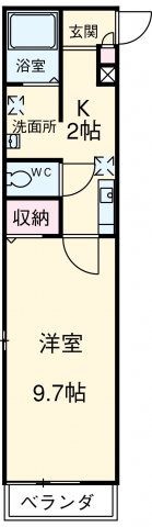 松風ハイツの間取り