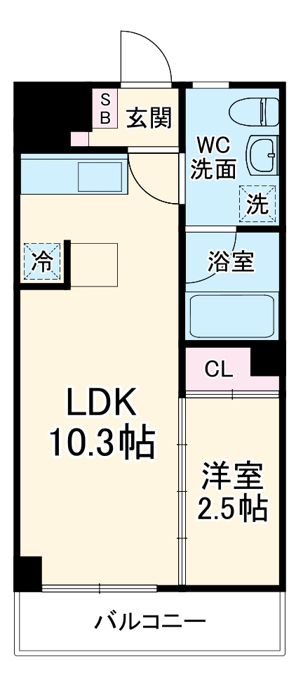 ティアラ緑が丘Ⅱの間取り