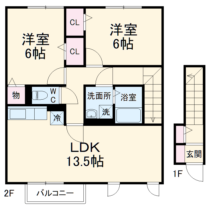 サニーグレイスの間取り