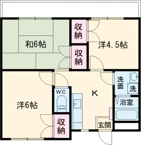 モンシャトーみどりの間取り