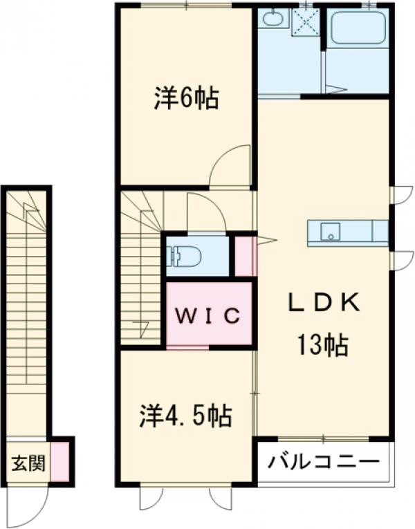 ハピネスⅡの間取り