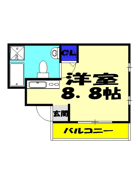 アメニティ大久保の間取り