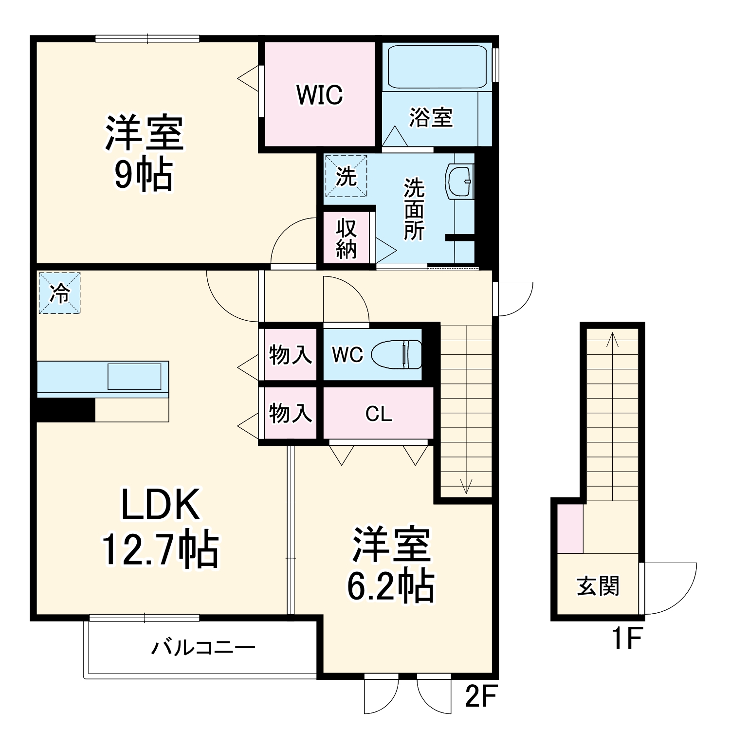 プラザセレステAの間取り