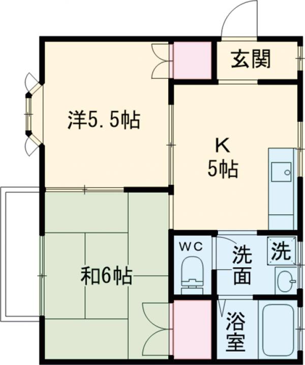 スカイハイツの間取り