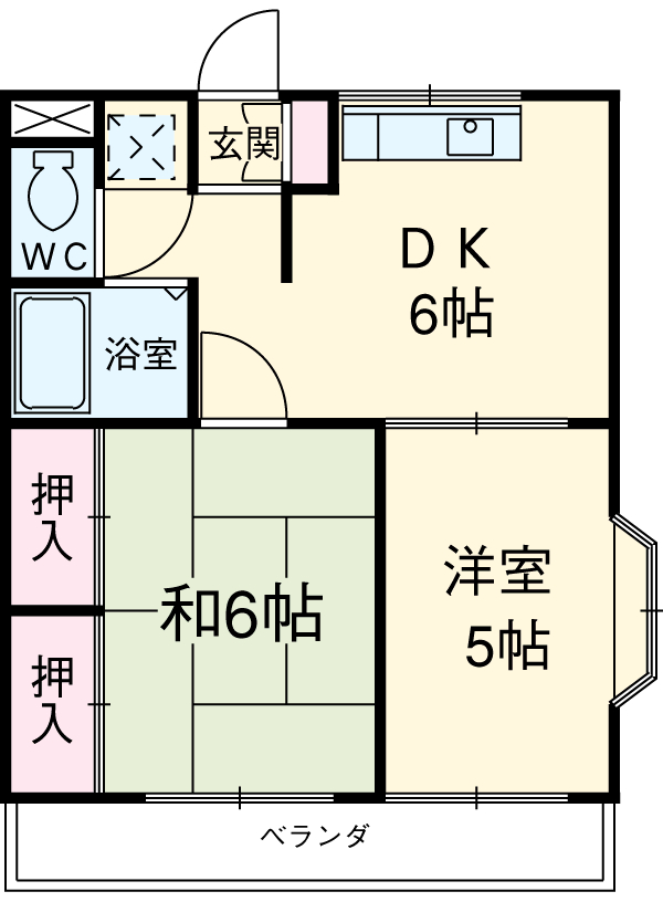 プリンスコートの間取り