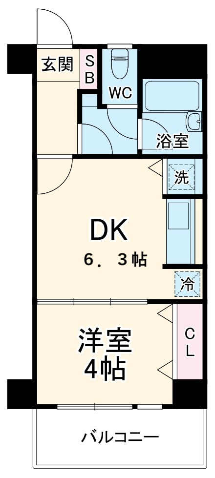 ライオンズマンション日吉東の間取り