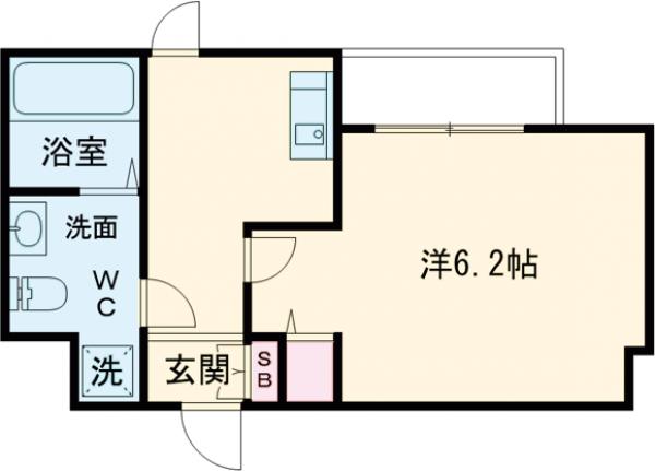 ファーストヒルズ武蔵小金井B棟の間取り