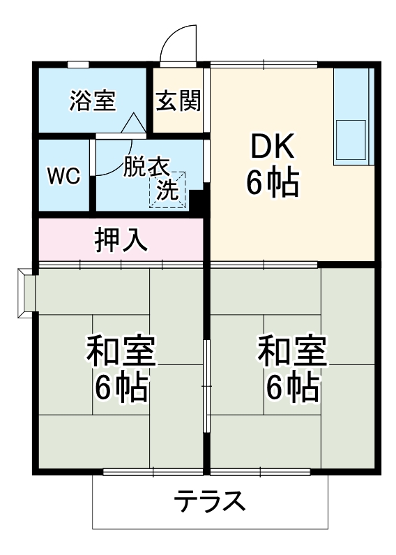 フェアリーハウス二本木の間取り