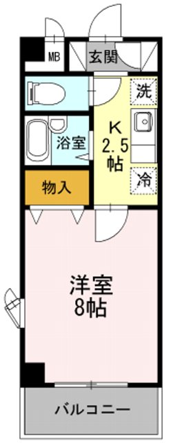 KS.BLDG.OPPAMAの間取り