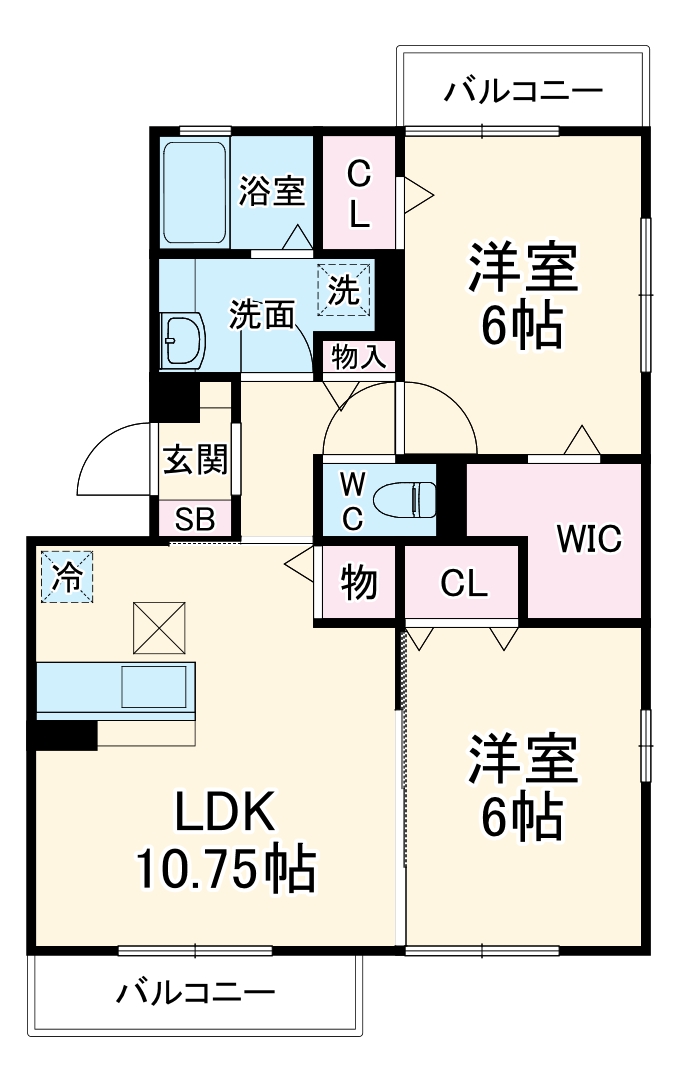 グリシーヌの間取り