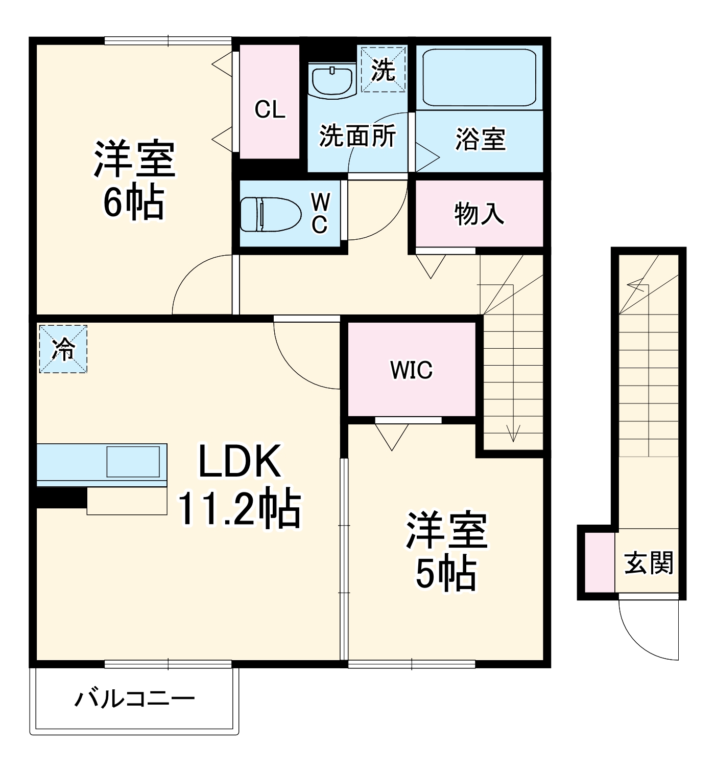 エクレール・みさとの間取り