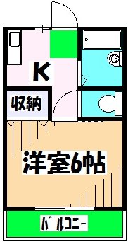 ツインコート・ヤマトA棟の間取り