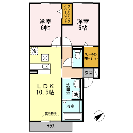 リバーシティの間取り