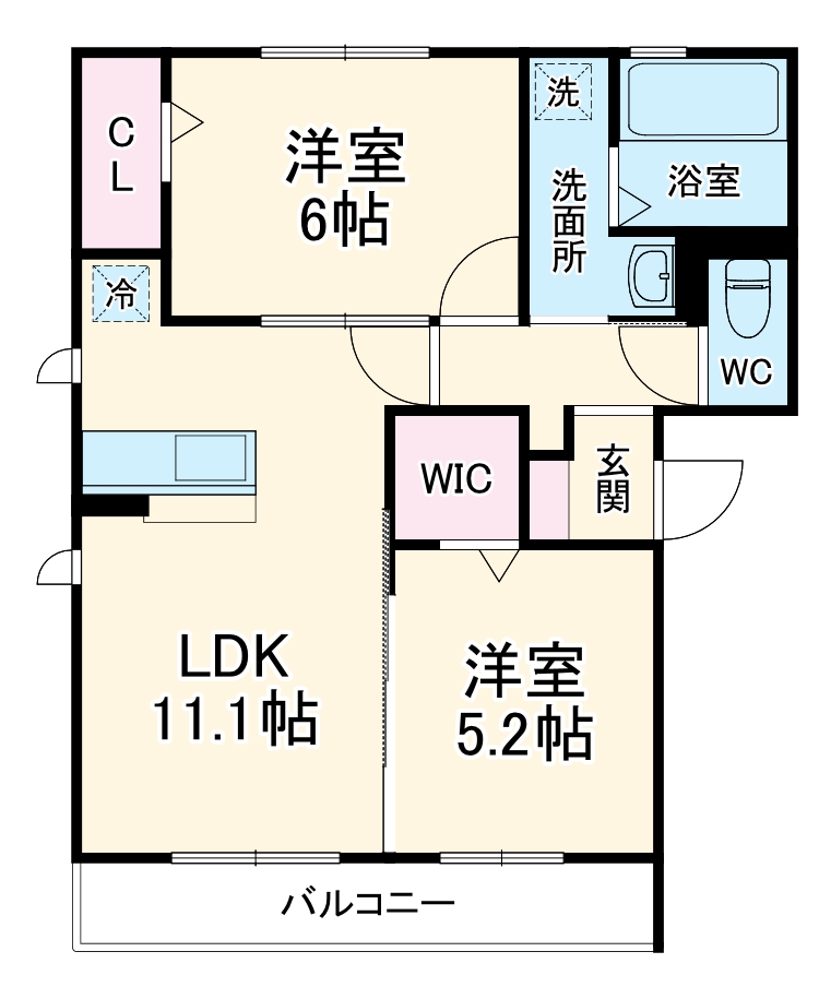 アネシス Ⅱの間取り