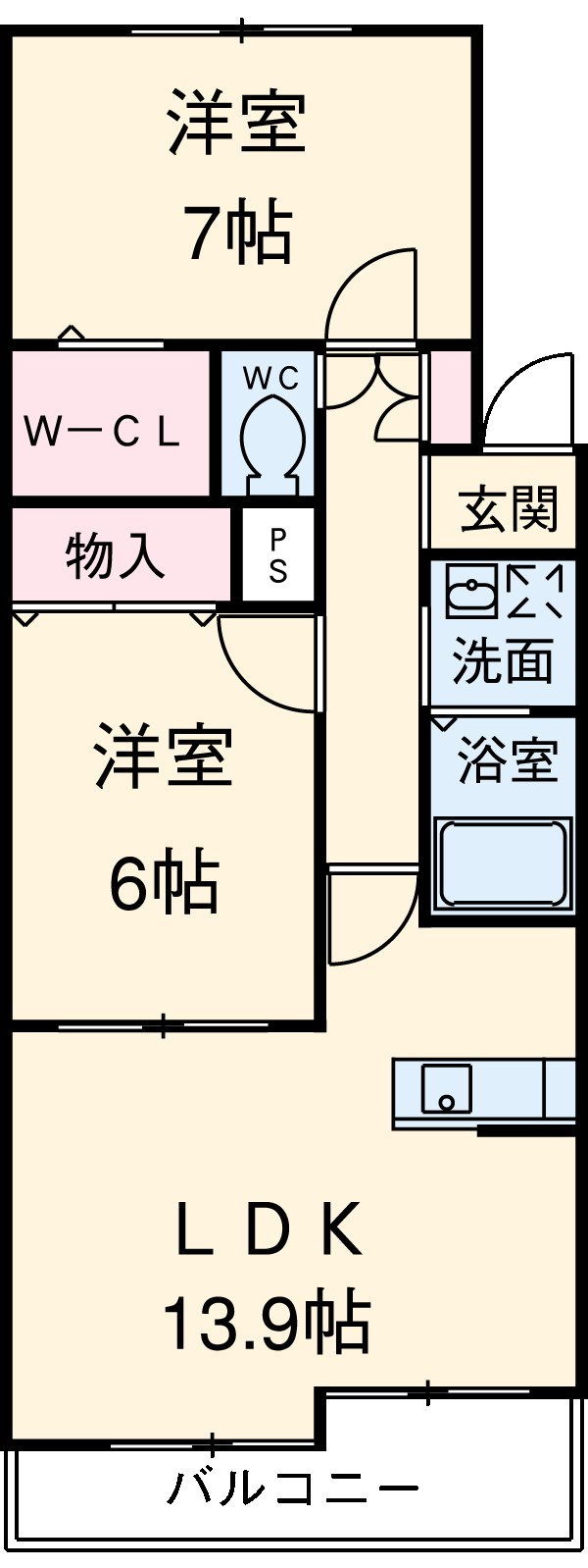 ラルゴの間取り